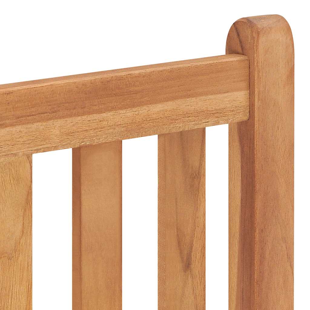 vidaXL 5 Piece Garden Dining Set 120x70 cm Solid Teak Wood