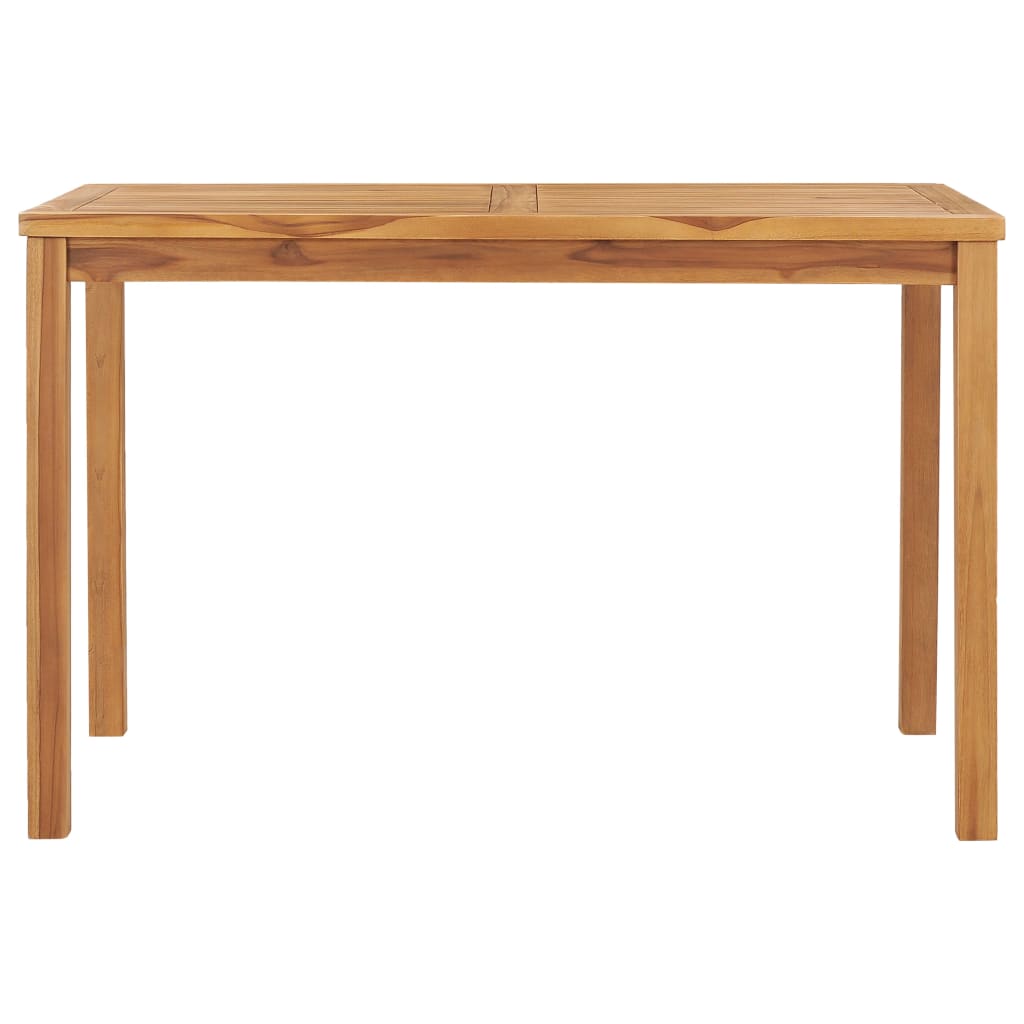 vidaXL 5 Piece Garden Dining Set 120x70 cm Solid Teak Wood