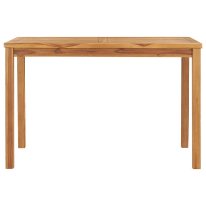 vidaXL 5 Piece Garden Dining Set 120x70 cm Solid Teak Wood