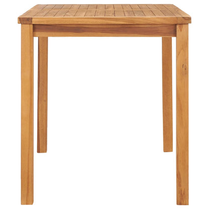 vidaXL 7 Piece Garden Dining Set 120x70 cm Solid Teak Wood