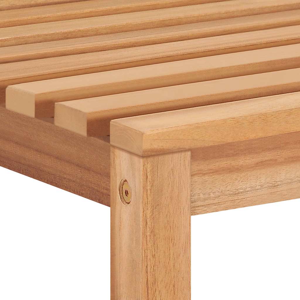 vidaXL 7 Piece Garden Dining Set 120x70 cm Solid Teak Wood