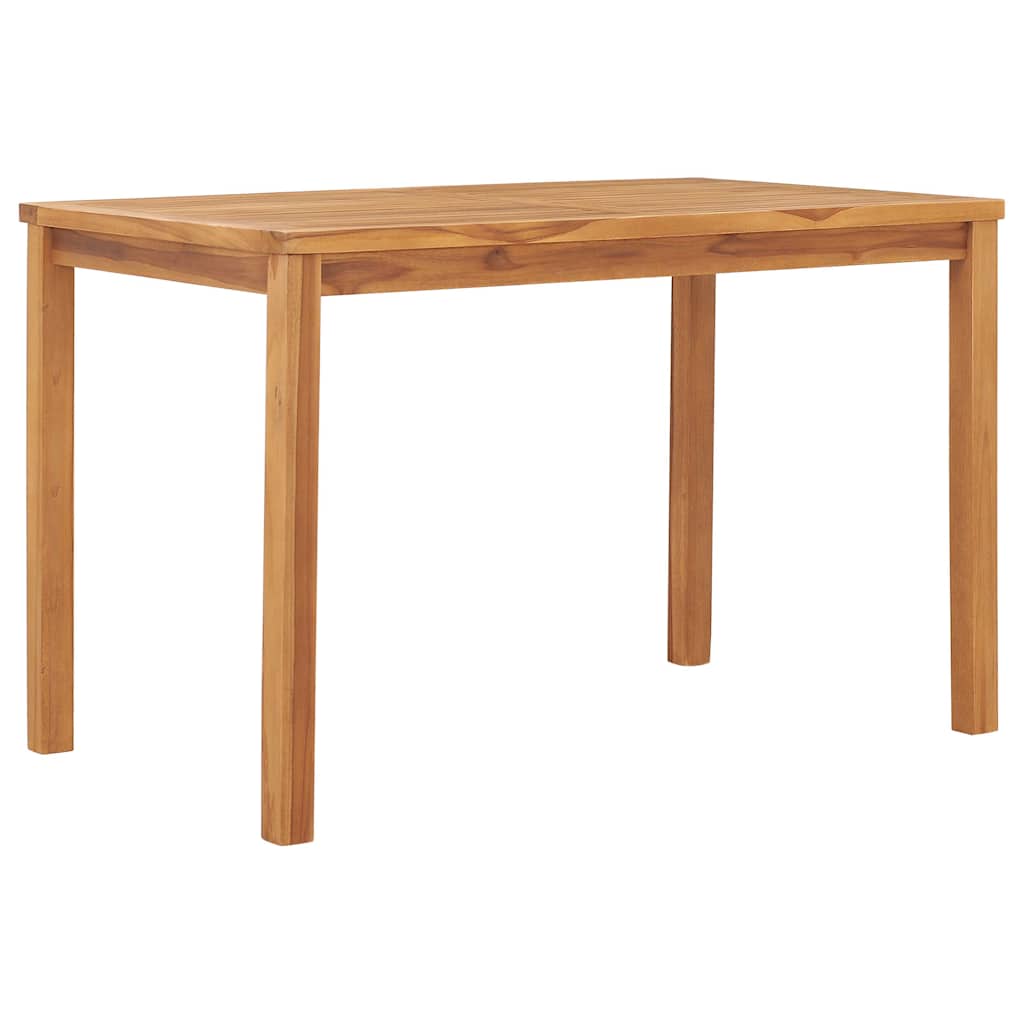 vidaXL 7 Piece Garden Dining Set 120x70 cm Solid Teak Wood