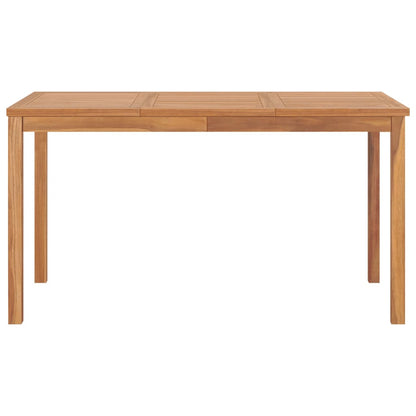 vidaXL Garden Dining Set | Warm wood color | Fine sanded teak hardwood | Medium