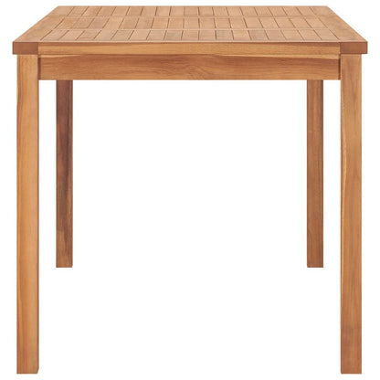 vidaXL 5 Piece Garden Dining Set 140x80 cm Solid Teak Wood