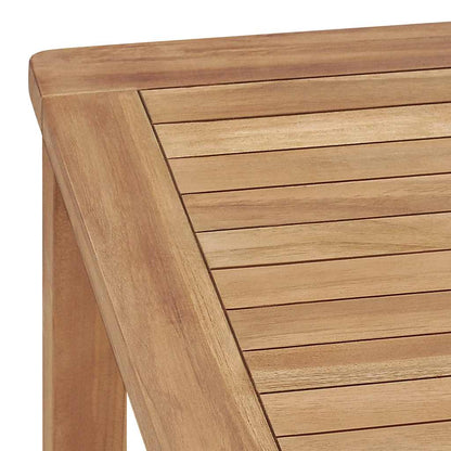 vidaXL 7 Piece Garden Dining Set 140x80 cm Solid Teak Wood