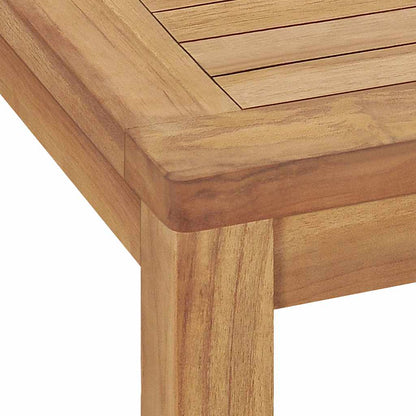 vidaXL 7 Piece Garden Dining Set 140x80 cm Solid Teak Wood