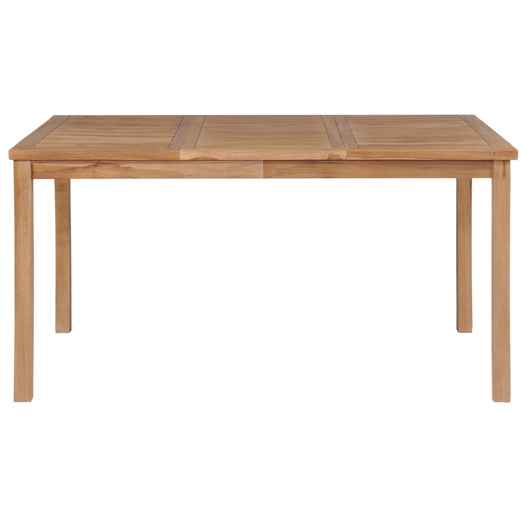 vidaXL Garden Dining Set | Warm Natural Teak | Solid Teak Wood | Durable