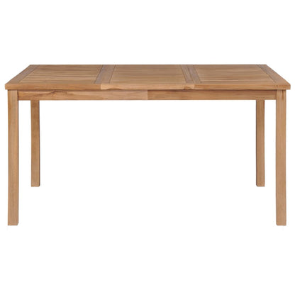 vidaXL Garden Dining Set | Warm Natural Teak | Solid Teak Wood | Durable