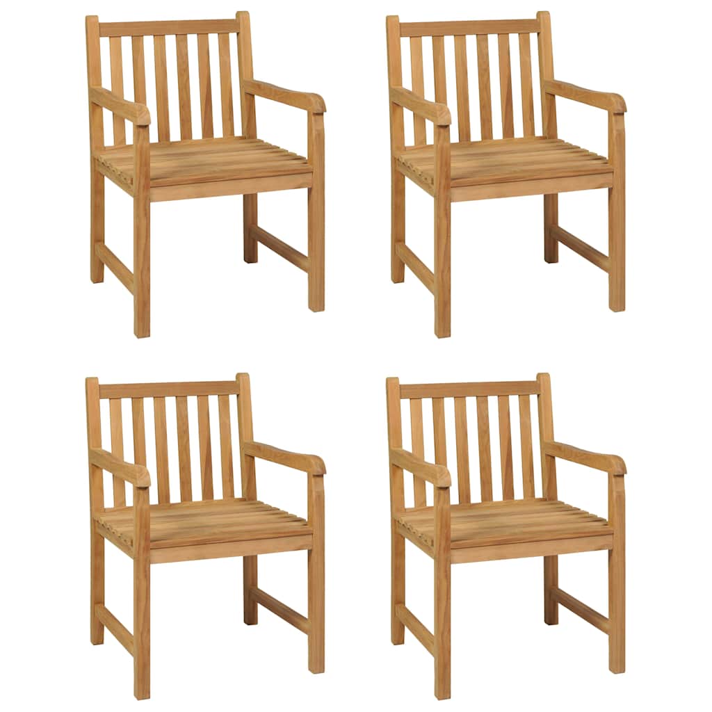 vidaXL 5 Piece Garden Dining Set 160x80 cm Solid Teak Wood