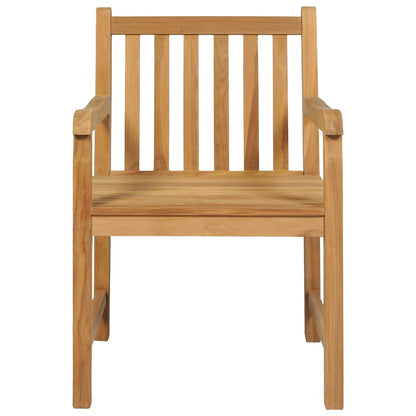 vidaXL Garden Dining Set | Warm Wood Finish | Solid Teak Wood | Medium | Durable