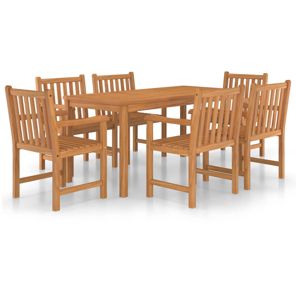 vidaXL Garden Dining Set | Natural Teak