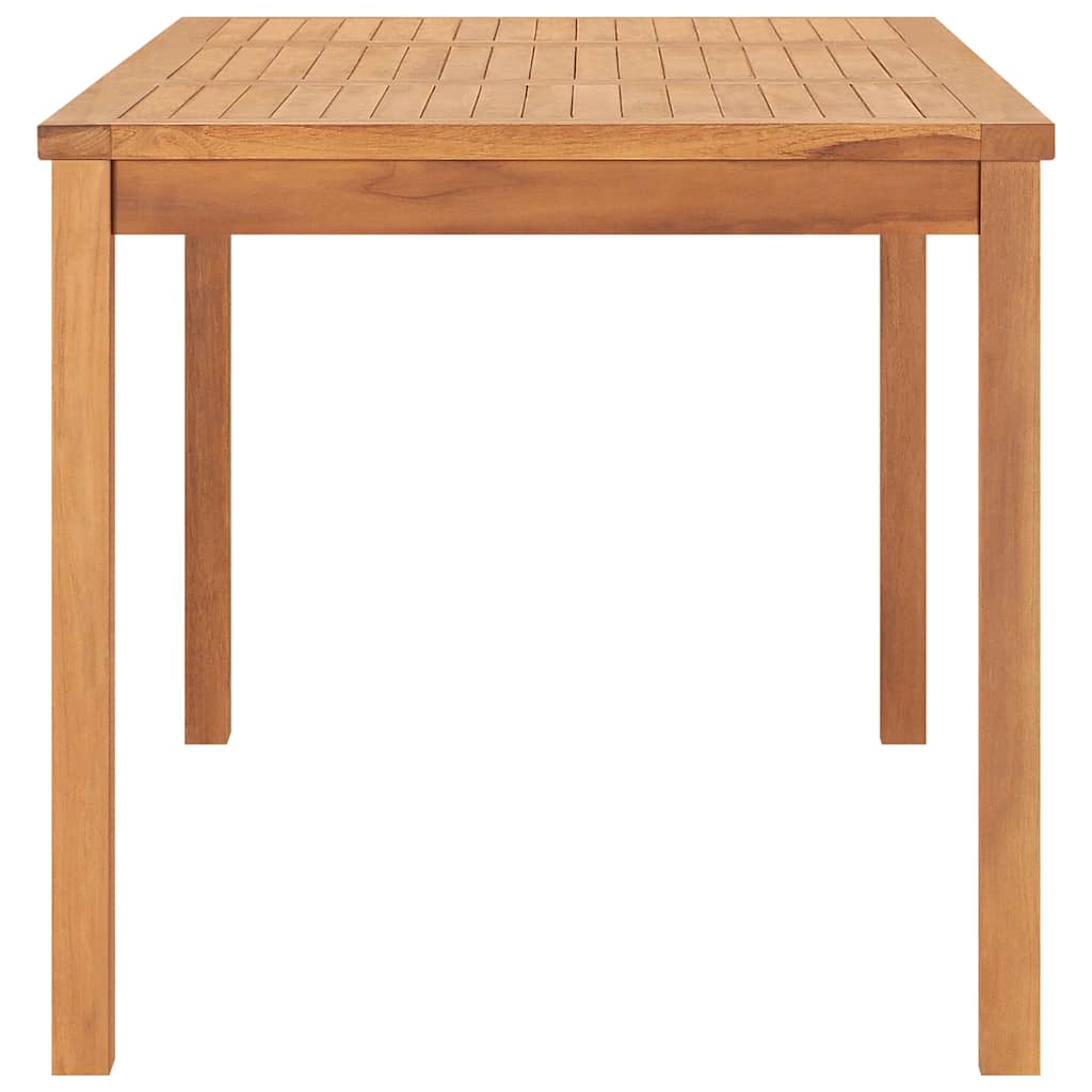 vidaXL 7 Piece Garden Dining Set 160x80 cm Solid Teak Wood