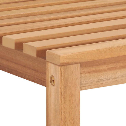 vidaXL 9 Piece Garden Dining Set 180x90 cm Solid Teak Wood