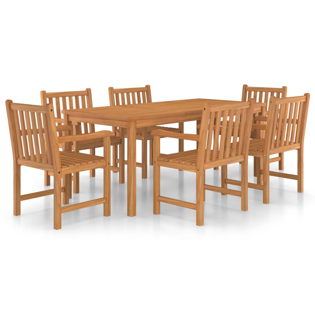 vidaXL Garden Dining Set | Teak | Solid Teak Wood | Large | Durable