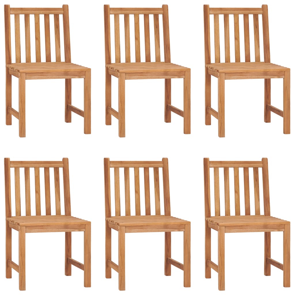 vidaXL Garden Dining Set | Natural Teak | Large | Seats 7 | Rectangular