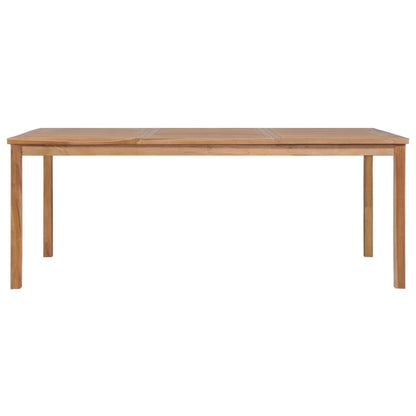 vidaXL Garden Dining Set | Natural Teak | Large | Seats 7 | Rectangular