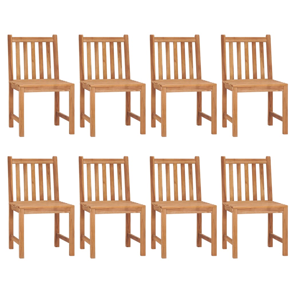 vidaXL Garden Dinings Set | Warm Brown | Solid Teak Wood | Large |  Durable