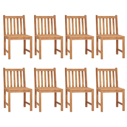 vidaXL Garden Dinings Set | Warm Brown | Solid Teak Wood | Large |  Durable
