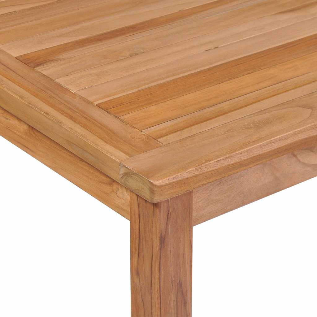 vidaXL 7 Piece Garden Dining Set 200x100 cm Solid Teak Wood