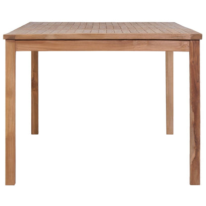 vidaXL 9 Piece Garden Dining Set 200x100 cm Solid Teak Wood