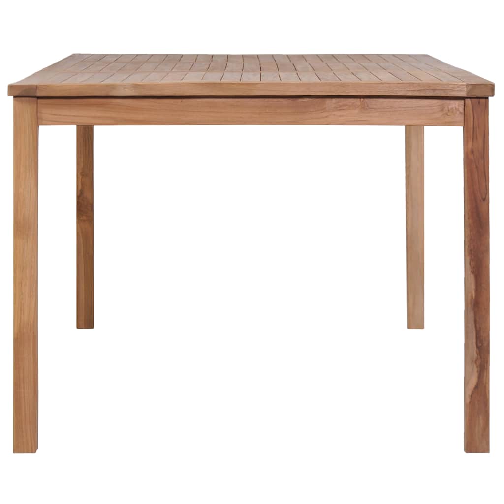 vidaXL 9 Piece Garden Dining Set 200x100 cm Solid Teak Wood