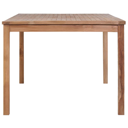 vidaXL 9 Piece Garden Dining Set 200x100 cm Solid Teak Wood