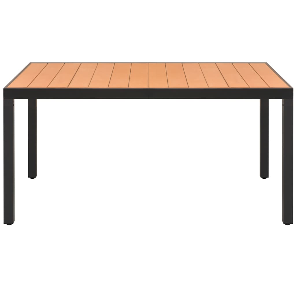 vidaXL Dining Set | Black and Brown