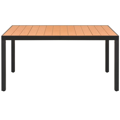 vidaXL Dining Set | Black and Brown