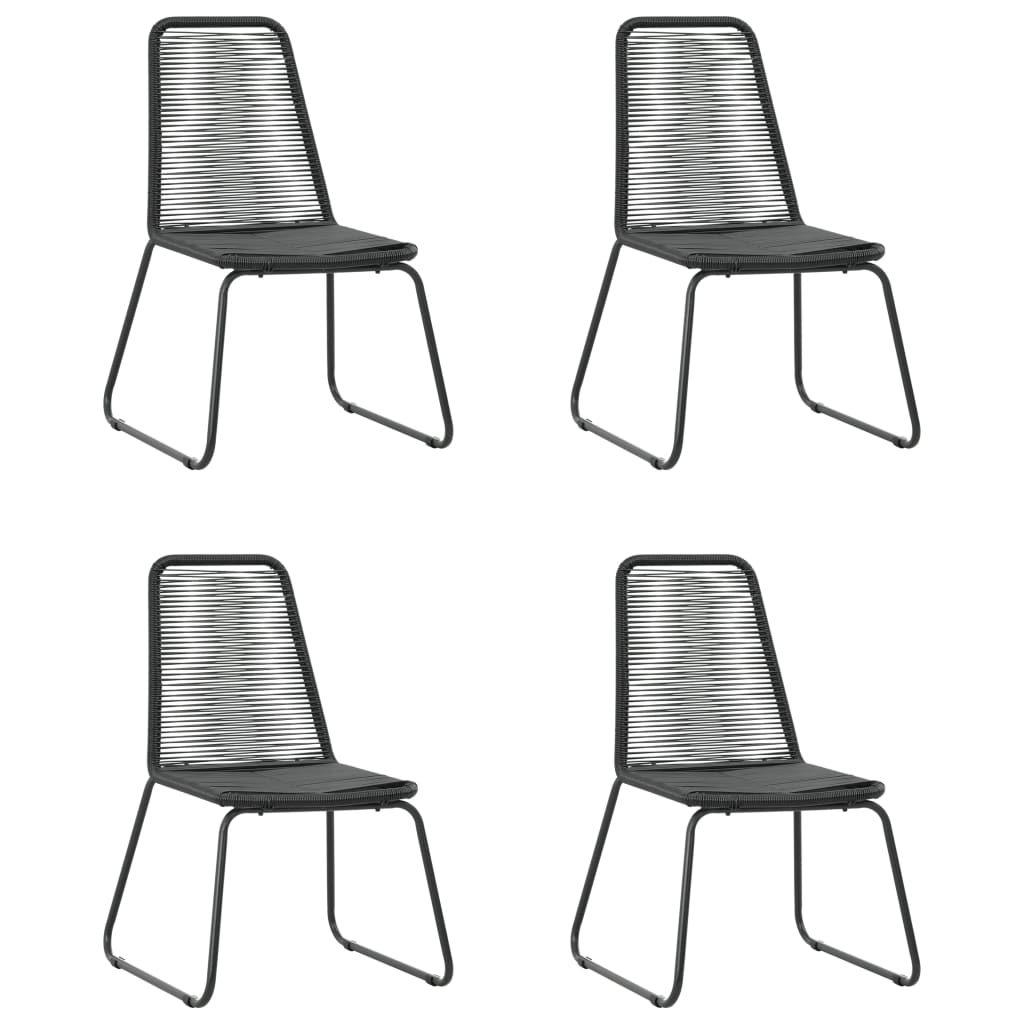 vidaXL Dining Set | Black and Brown