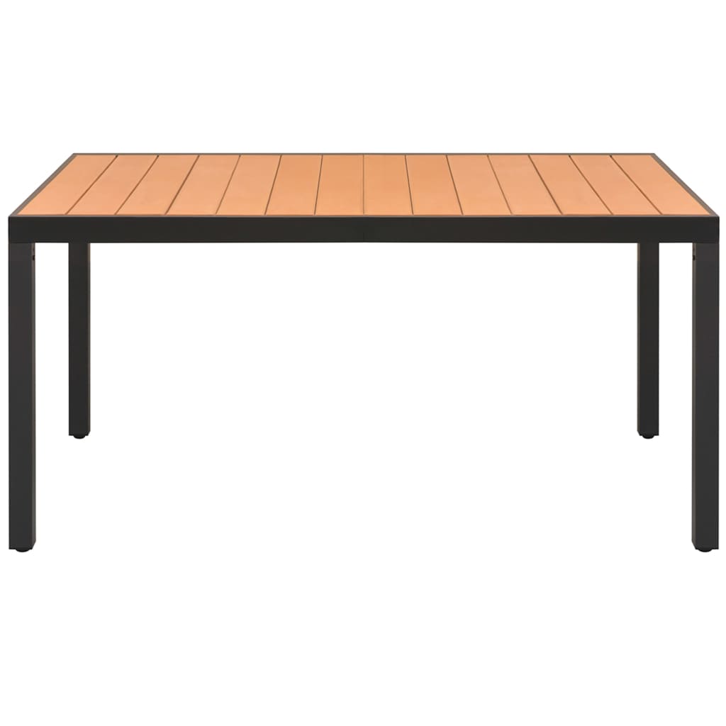 vidaXL Dining Set | Black and brown | PVC rattan | Standard | Durable