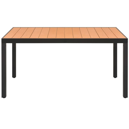 vidaXL Dining Set | Black and brown | PVC rattan | Standard | Durable