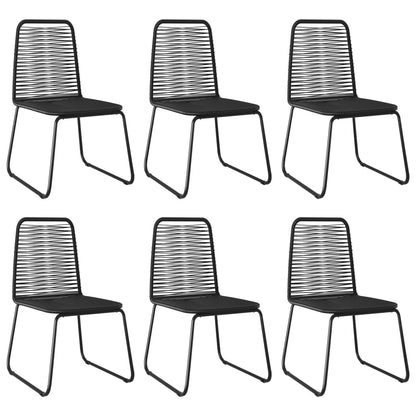 vidaXL Dining Set | Black and brown | PVC rattan | Standard | Durable