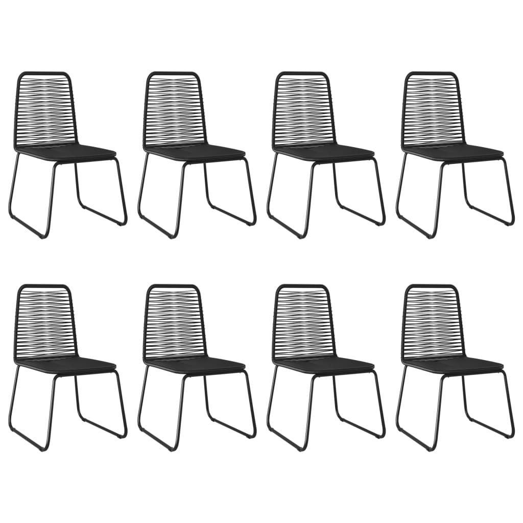 vidaXL Dining Set | Black and Brown
