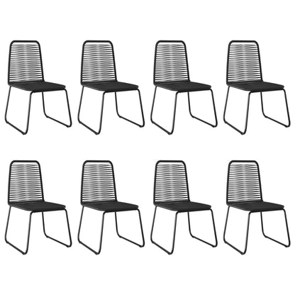 vidaXL Dining Set | Black and Brown