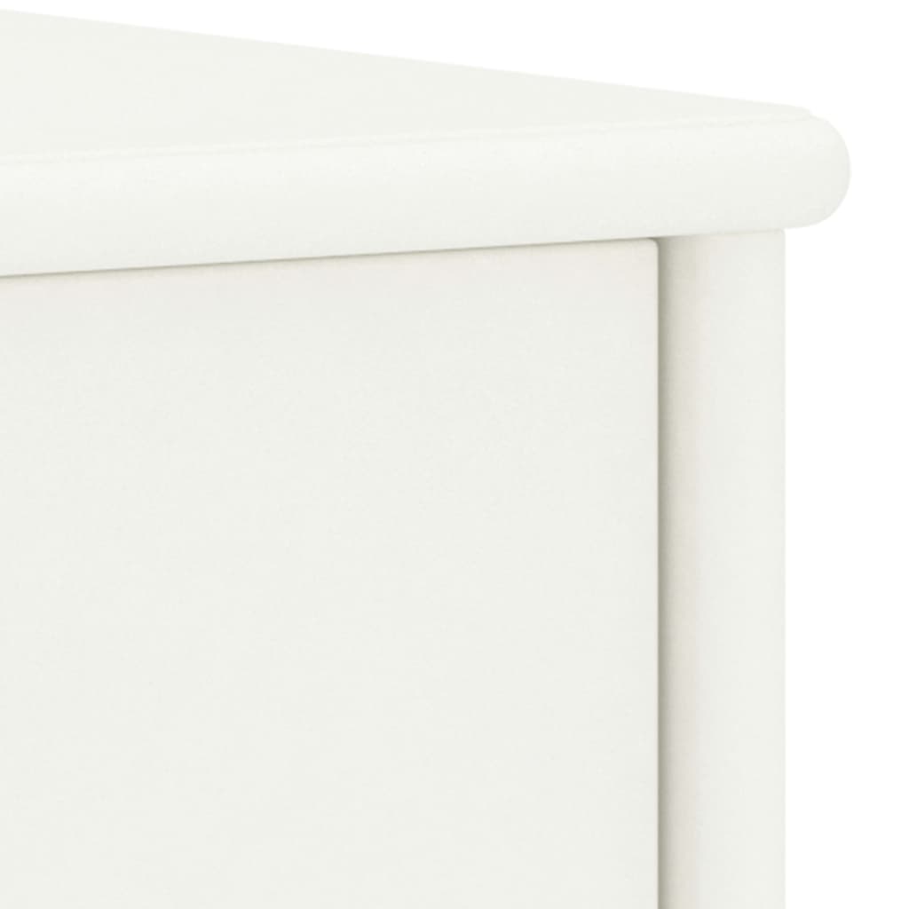 vidaXL Bedside Cabinet White 35x30x40 cm Solid Pinewood