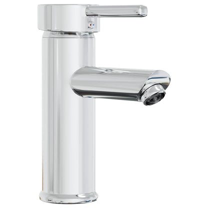 148623 vidaXL Built-in Basin with Faucet 42x39x18 cm Ceramic White