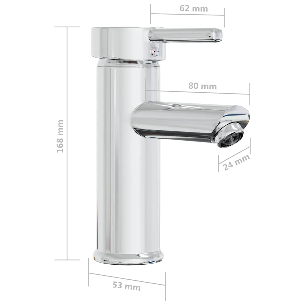 148623 vidaXL Built-in Basin with Faucet 42x39x18 cm Ceramic White