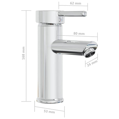 148623 vidaXL Built-in Basin with Faucet 42x39x18 cm Ceramic White
