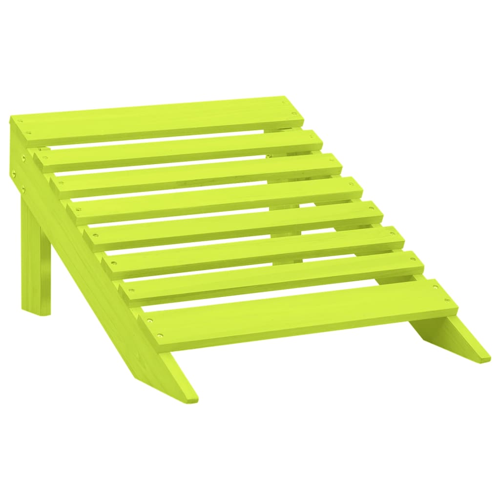 vidaXL Garden Chair | Green | Solid fir wood | Detachable | Garden Chair | Other