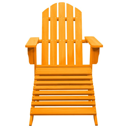 vidaXL Garden Chair | Orange | Solid fir wood | Standard | Detachable