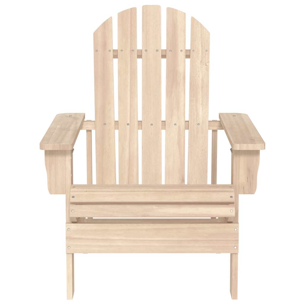 vidaXL Garden Chair | Natural Fir | Solid Fir Wood | Standard | Ergonomic