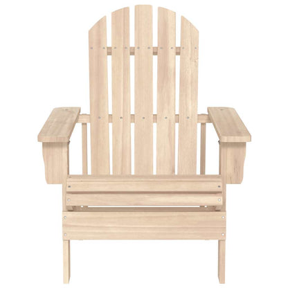 vidaXL Garden Chair | Natural Fir | Solid Fir Wood | Standard | Ergonomic
