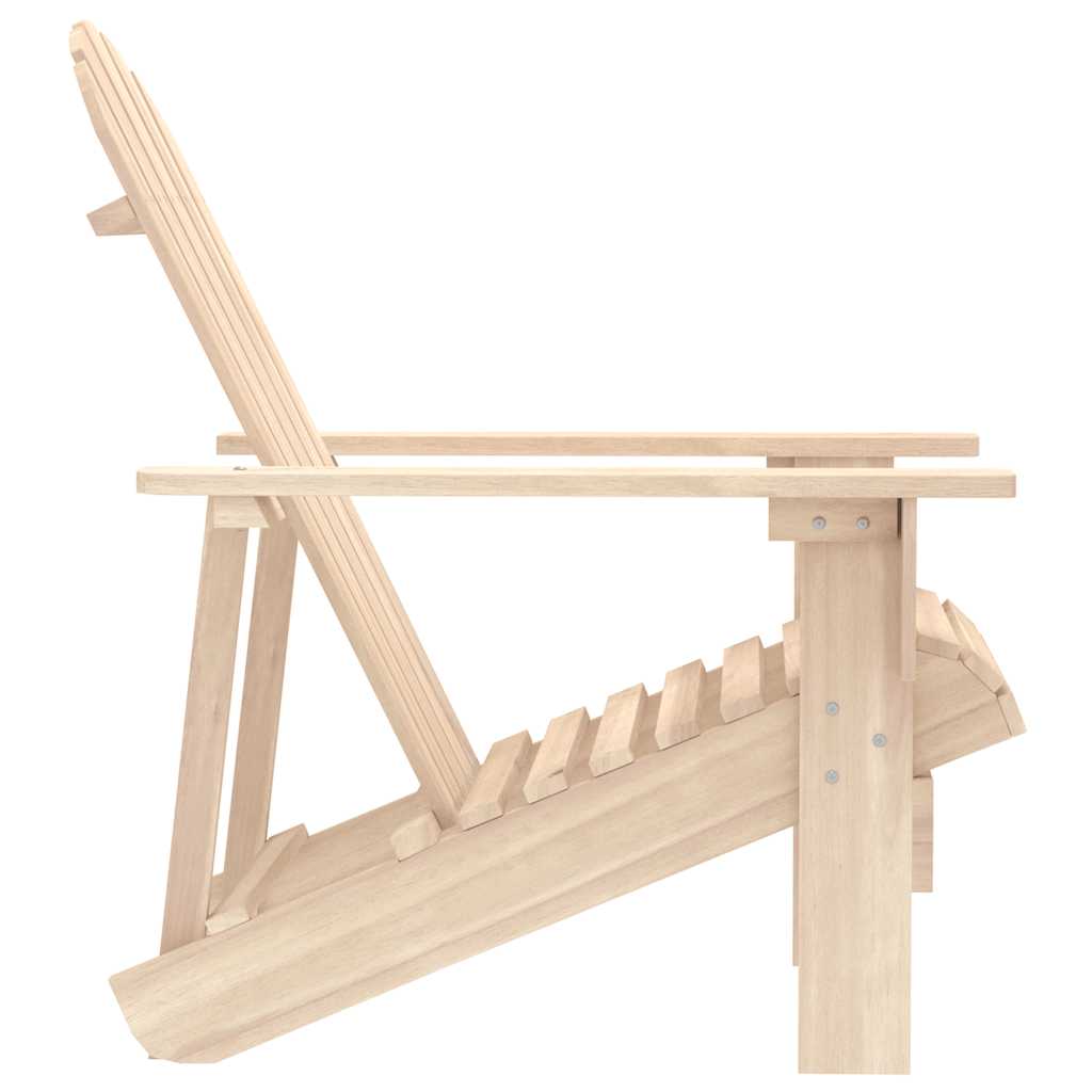 vidaXL Garden Chair | Natural Fir | Solid Fir Wood | Standard | Ergonomic