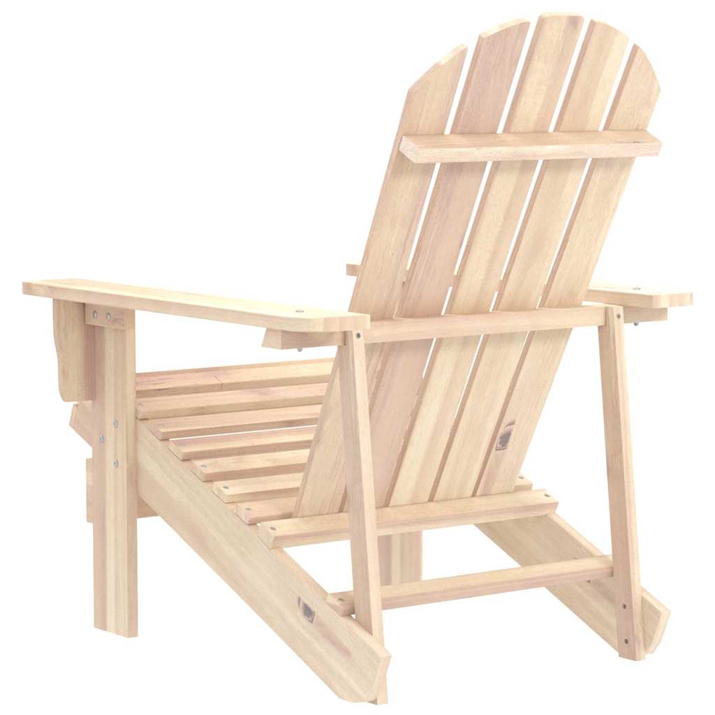 vidaXL Garden Chair | Natural Fir | Solid Fir Wood | Standard | Ergonomic