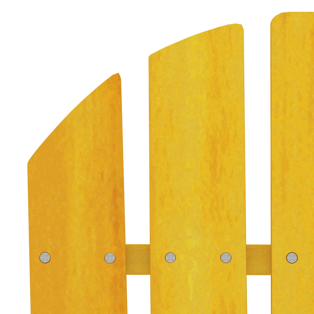 315874 vidaXL Garden Adirondack Chair Solid Fir Wood Yellow