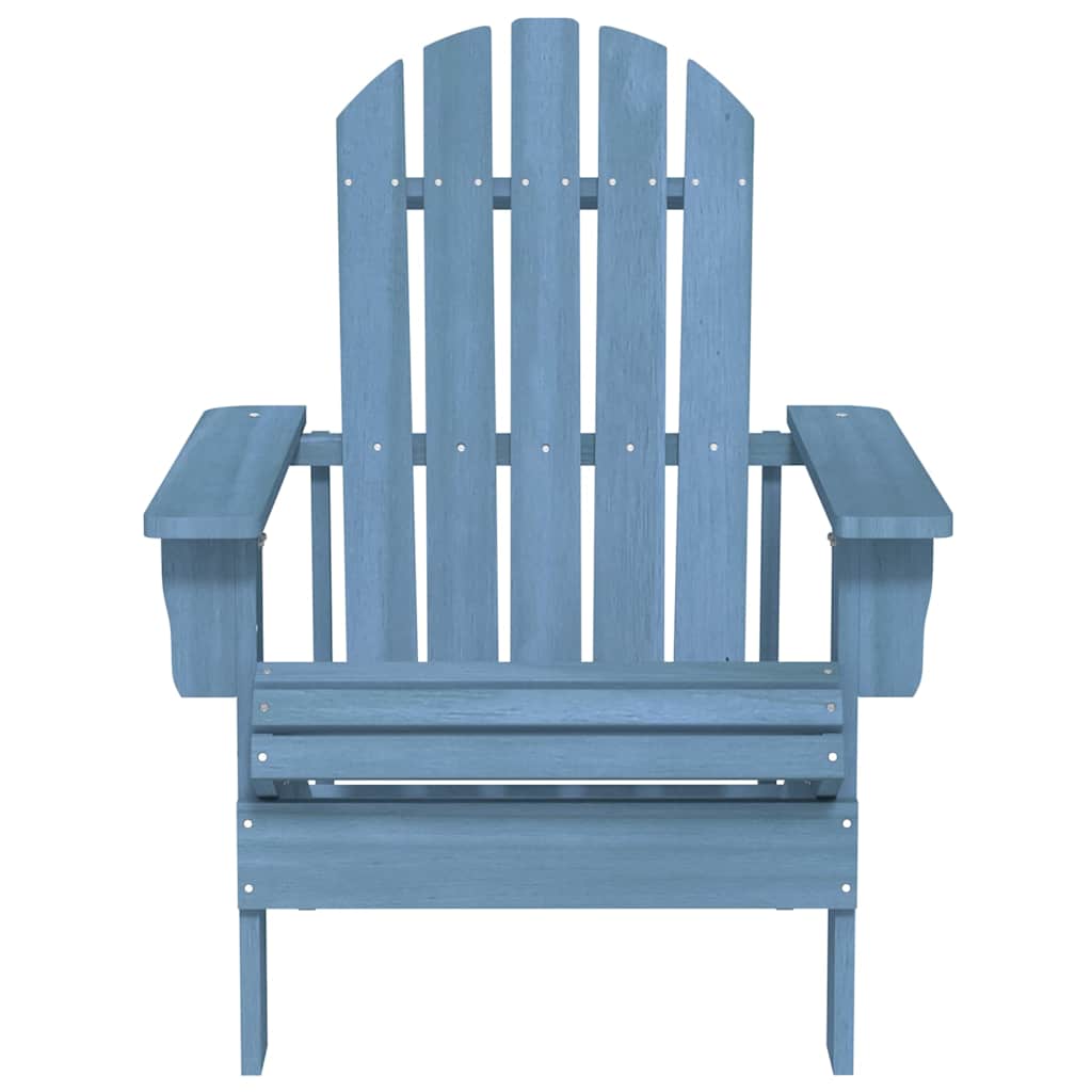 vidaXL Garden Chair | Blue | Solid fir wood | Medium | Ergonomic