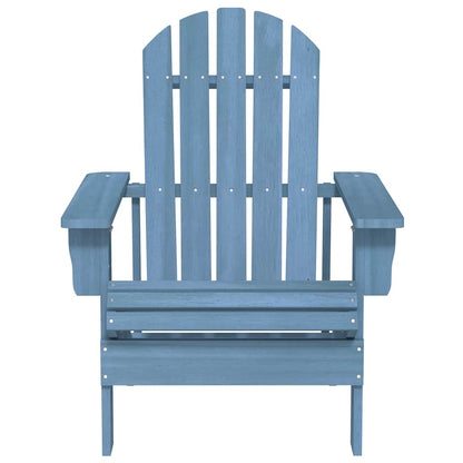 315875 vidaXL Garden Adirondack Chair Solid Fir Wood Blue