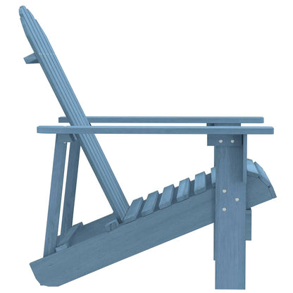 315875 vidaXL Garden Adirondack Chair Solid Fir Wood Blue