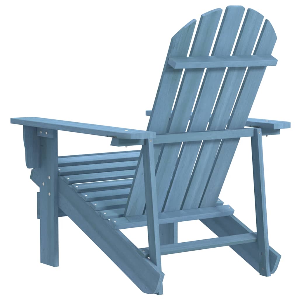 315875 vidaXL Garden Adirondack Chair Solid Fir Wood Blue