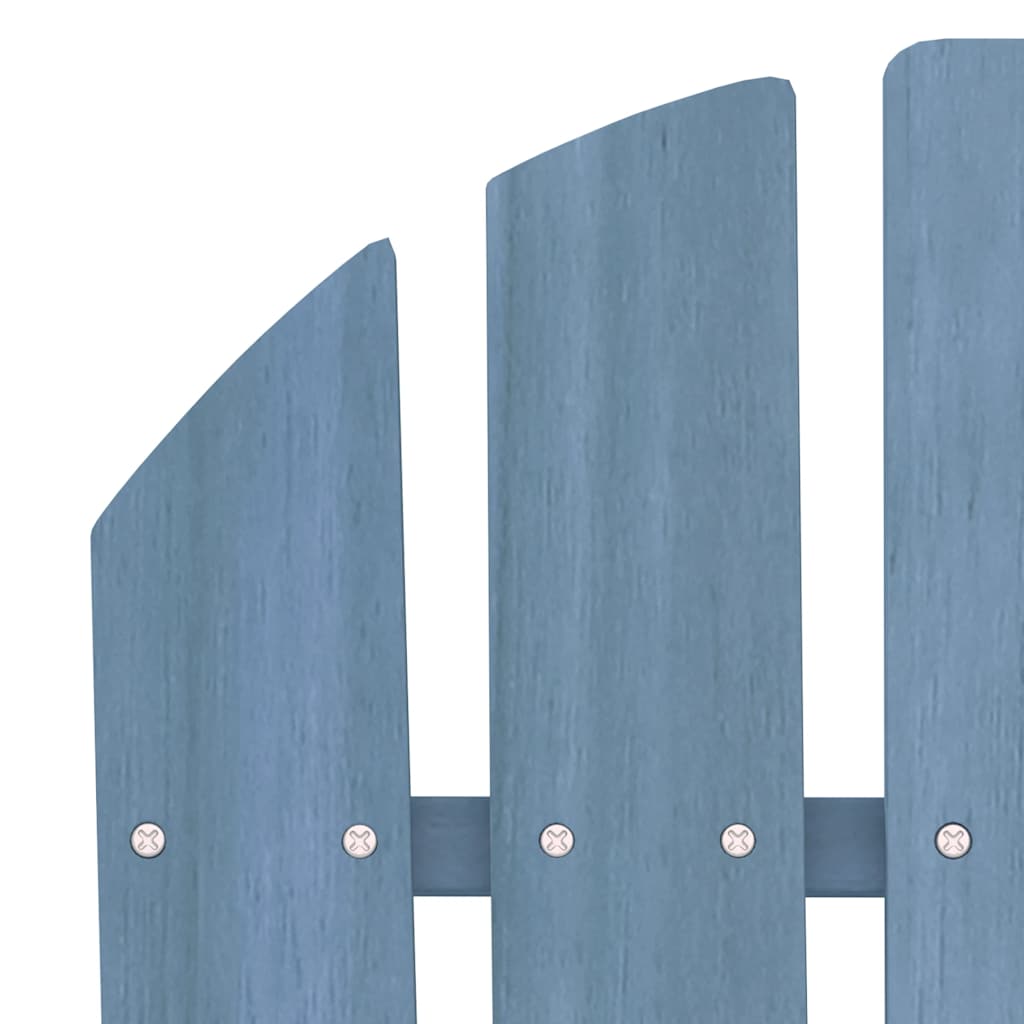 vidaXL Garden Chair | Blue | Solid fir wood | Medium | Ergonomic